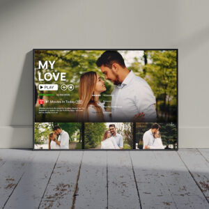 Personalized couple photo frame