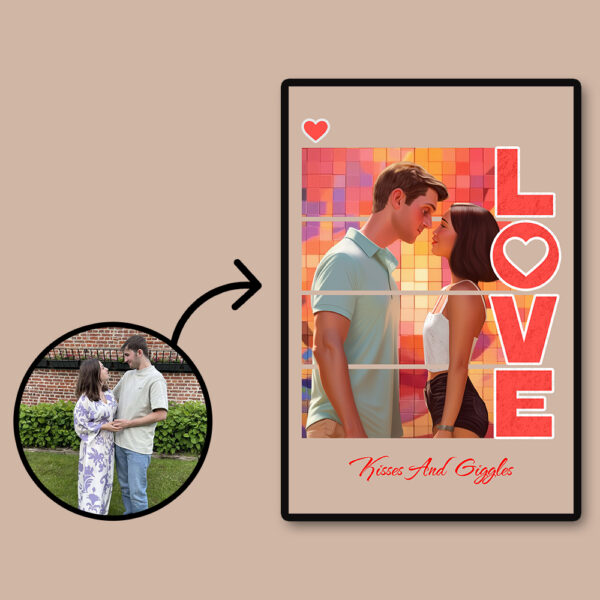 Personalized Couple photo frame - Image 5